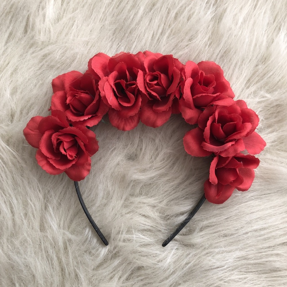 Rose flower crown